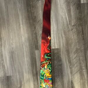 J Garcia  Dracula Claus Collection Sixty Necktie with Christmas Cartoon Design